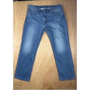 Levi's‎ 505 Regular Straight Leg Blue Denim Jeans Women's Size 36X30 Medium Wash